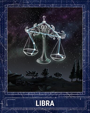 Word Whomp HD Libra Constellations Badge