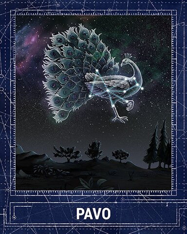 Tri-Peaks Solitaire HD Pavo Constellations Badge