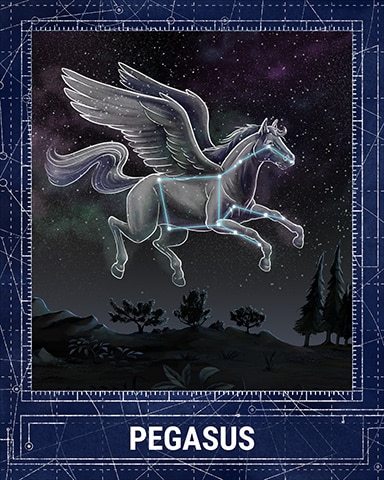 Poppit! Bingo Pegasus Constellations Badge