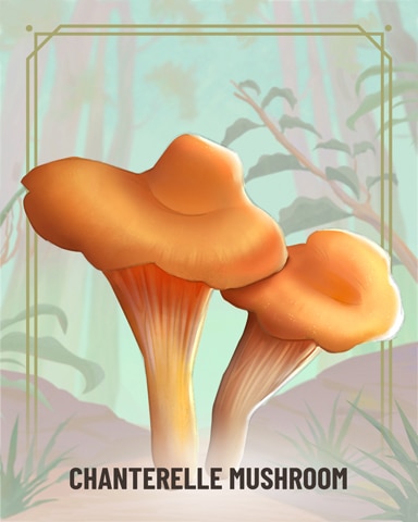 Mahjong Garden HD Chanterelle Fungi Badge