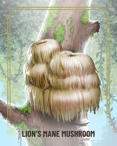 Jungle Gin HD Lion's Mane Fungi Badge