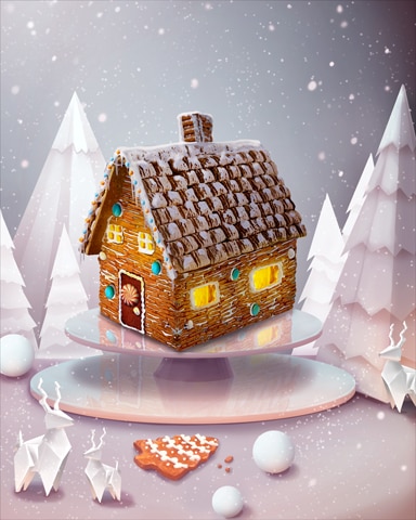 Log Cabin Gingerbread Badge - MONOPOLY Sudoku