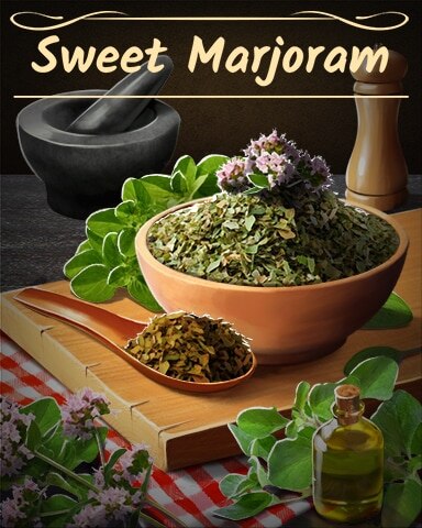 Canasta HD Sweet Marjoram Badge