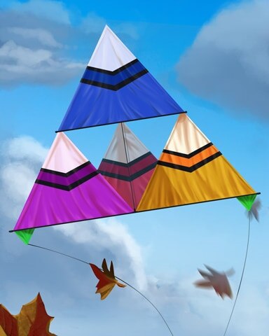 Dice City Roller HD Multi-Pyramid Kites Badge