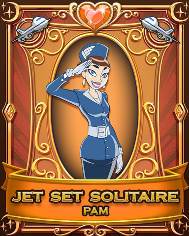 Jet Set Solitaire Badge - Jet Set Solitaire