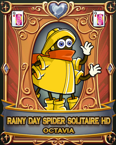 Rainy Day Spider Solitaire HD Badge - Rainy Day Spider Solitaire HD