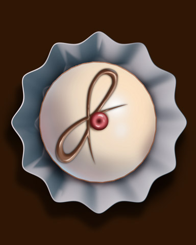 Word Whomp HD Raspberry Cordial Badge
