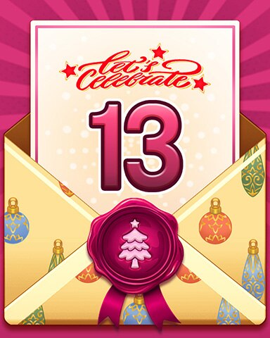 Dice City Roller HD Happy Holidays 13 Badge