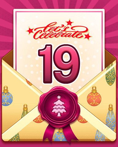 Peggle Blast HD Happy Holidays 19 Badge