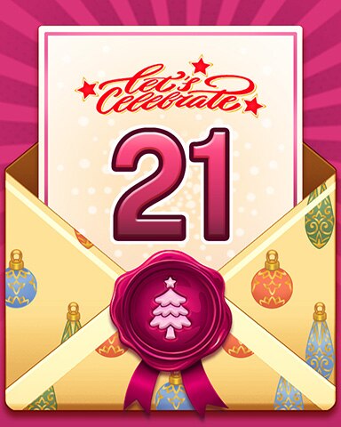 Thousand Island Solitaire HD Happy Holidays 21 Badge