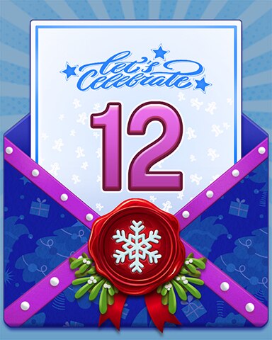 New Year Celebration 12 Badge - Merge Academy