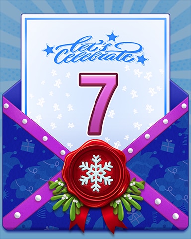 New Year Celebration 7 Badge - Matching Moments