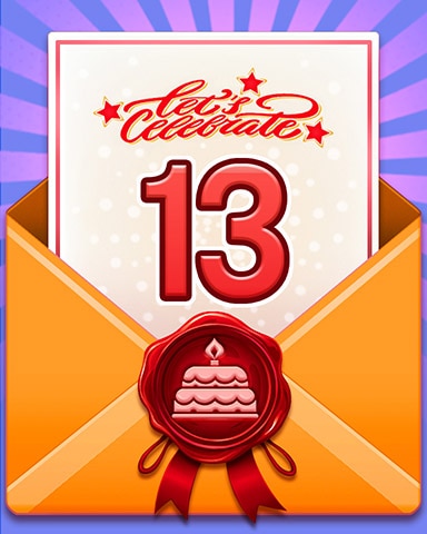 Pogo 24th Birthday Cake 13 Badge - Aces Up! HD