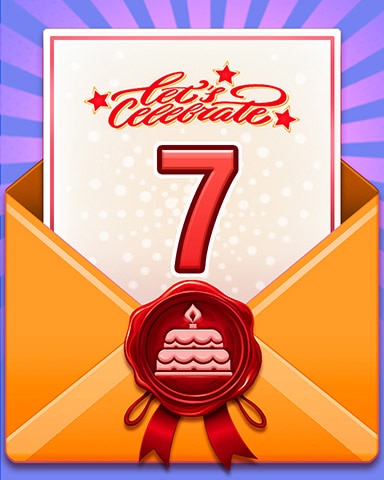 Pogo 24th Birthday Cake 7 Badge - Thousand Island Solitaire HD
