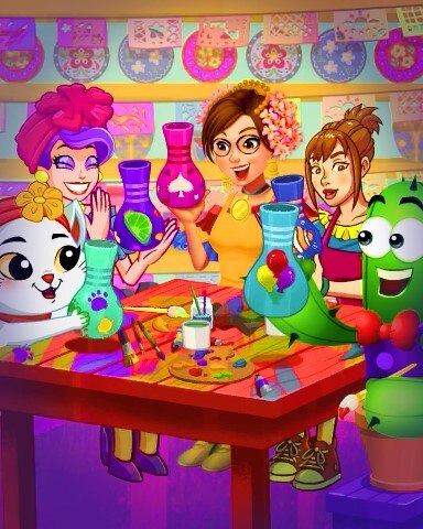Pottery Painting Party Reward Badge