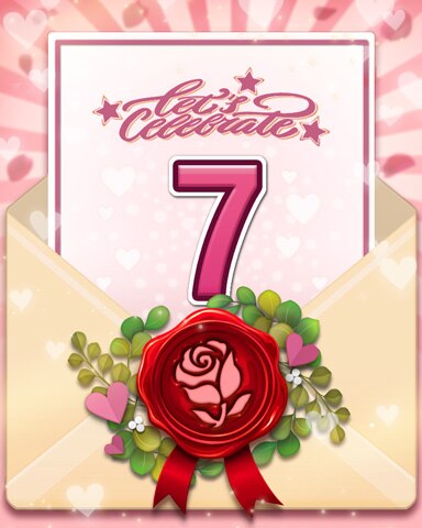 Venice Valentine 7 Badge - First Class Solitaire HD
