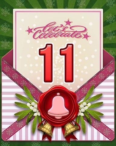 Holiday Ball 11 Badge - Thousand Island Solitaire HD