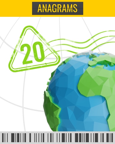 Ascending Timed Challenge 11 - 20 Badge - Anagrams