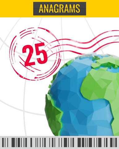 Tailwind Challenge 25 Badge - Anagrams