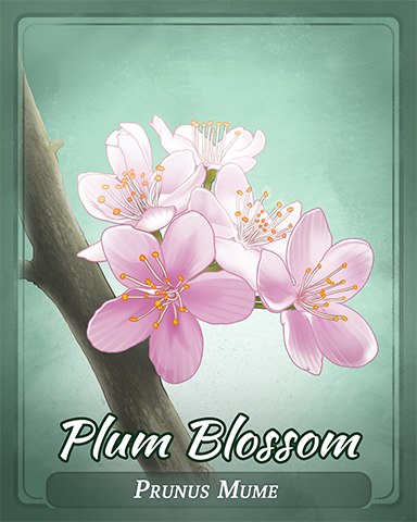 Plum Blossom Badge - Poppit! Party