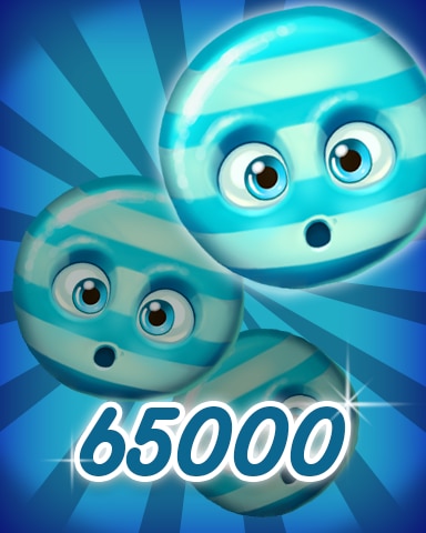 Cookie Connect Blue Cookie 65000 Badge