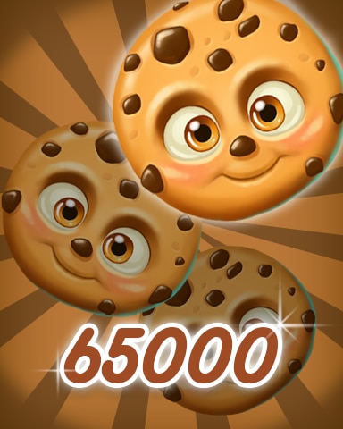 Cookie Connect Brown Cookie 65000 Badge