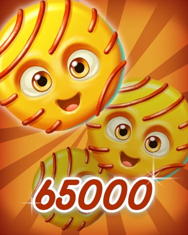 Cookie Connect Yellow Cookie 65000 Badge