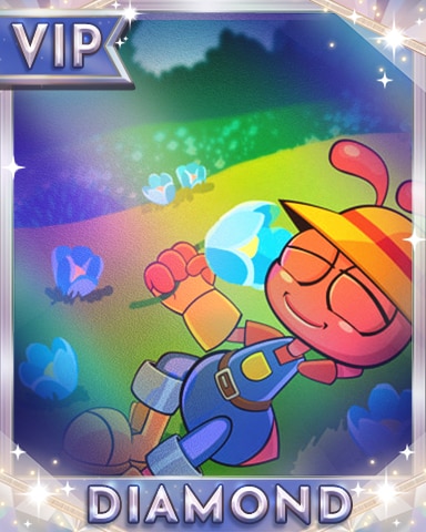 Smell the Flowers Diamond Badge - Garden Blast