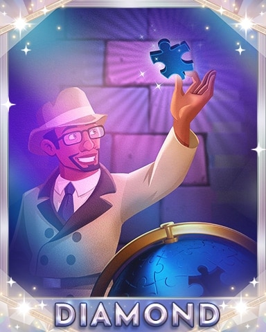 Jigsaw Treasure Hunter HD Missing Piece Diamond Badge