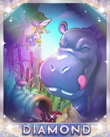 Mahjong Sanctuary Hippo Feast Diamond Badge