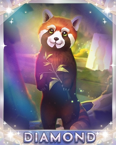 Mahjong Safari HD Red Panda Diamond Badge