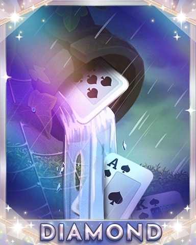 Rainy Day Spider Solitaire HD Soggy Spades Diamond Badge