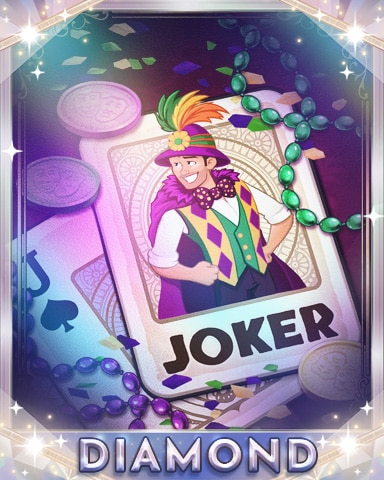 Tex Joker Diamond Badge - Tri-Peaks Solitaire HD