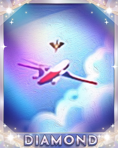 Fly With Me Diamond Badge - World Class Solitaire HD