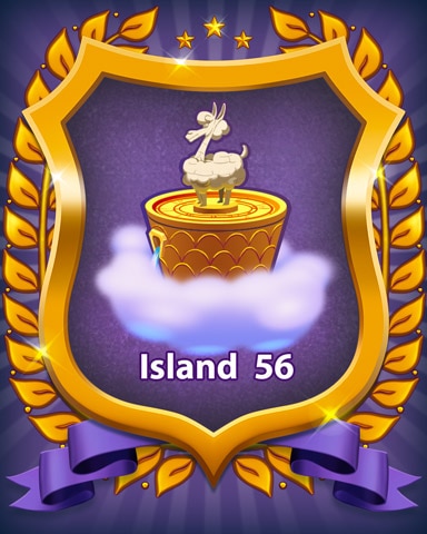 Bejeweled Stars Island 56 Badge