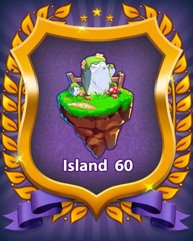 Island 60 Badge - Bejeweled Stars