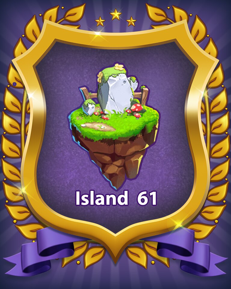 Island 61 Badge - Bejeweled Stars