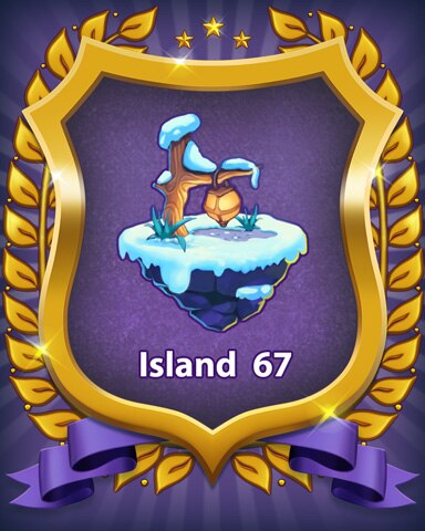 Island 67 Badge - Bejeweled Stars