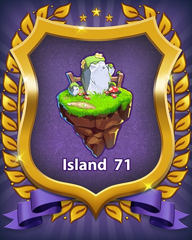 Island 71 Badge - Bejeweled Stars