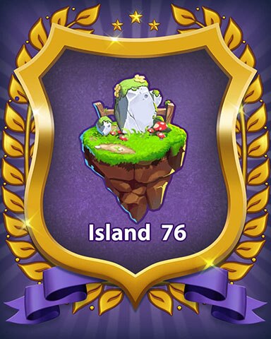 Island 76 Badge - Bejeweled Stars