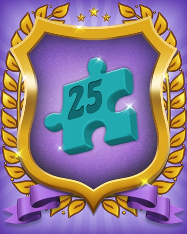 Level 25 Badge - Card Scramble