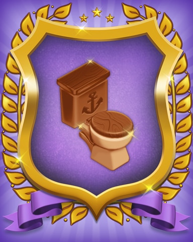Bathroom Brightner Badge - Card Scramble: Viola's Diner