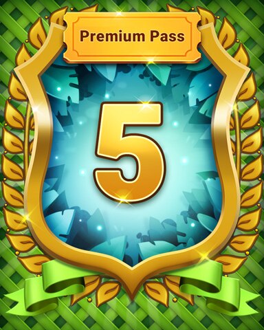 Holly Jolly Pass Badge - Garden Blast