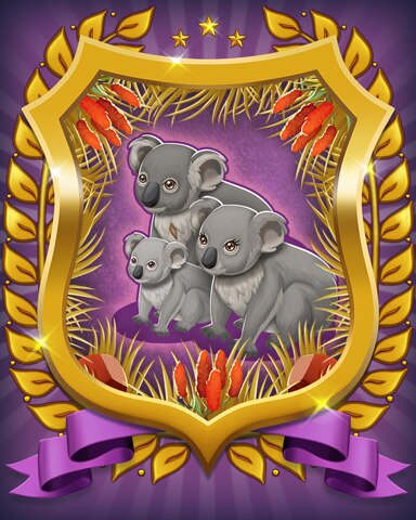 Mahjong Sanctuary Koala Badge