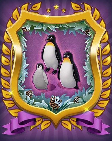 Penguin Badge - Mahjong Sanctuary