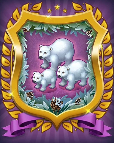 Polarbear Badge - Mahjong Sanctuary