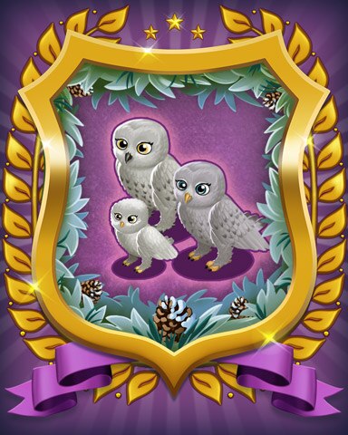 Snowowl Badge - Mahjong Sanctuary