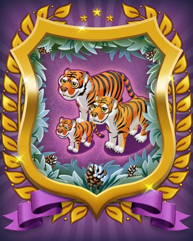 Tiger Badge - Mahjong Sanctuary