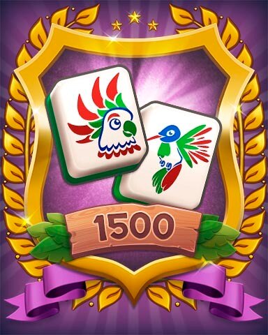 Mahjong Sanctuary Level 1500 Badge