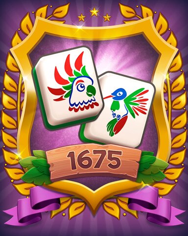 Mahjong Sanctuary Level 1675 Badge